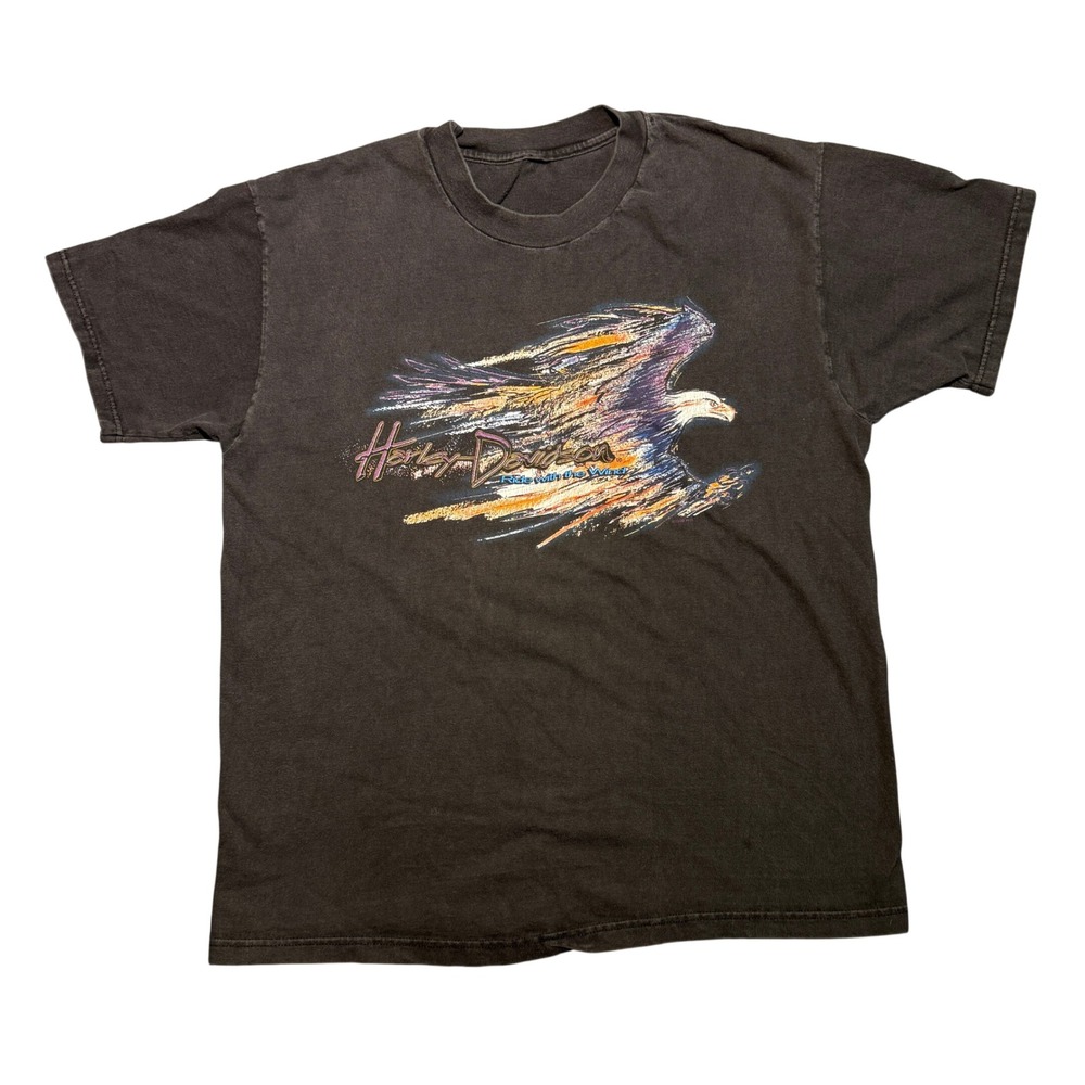 Vintage 1998 Harley Davidson Eagle T-Shirt L